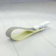 Светоотражающая репсовая лента RC-R820 - 15мм, светло-желтая