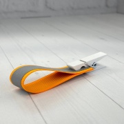 Светоотражающая репсовая лента RC-R899 - 15мм, светло-оранжевая