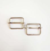 Пряжка регулировочная - 20мм никель