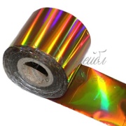 Фольга для горячего тиснения L - 706, голограмма золото Фольга для горячего тиснения L - 706, голограмма золото