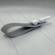 Светоотражающая репсовая лента RC-R012 - 15мм, серая