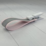 Светоотражающая репсовая лента RC-R115 - 15мм, розовая