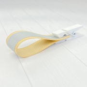 Светоотражающая репсовая лента RC-R815 - 15мм, светло-желтая