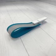 Светоотражающая репсовая лента RC-R343 - 15мм, морская волна