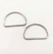 Полукольца 35мм - никель