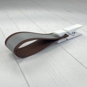 Светоотражающая репсовая лента RC-R855 - 15мм, коричневая